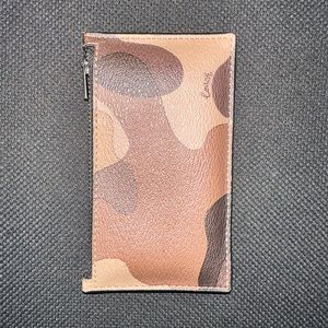 Coach Camo Print Leather Wallet Zip-Up
